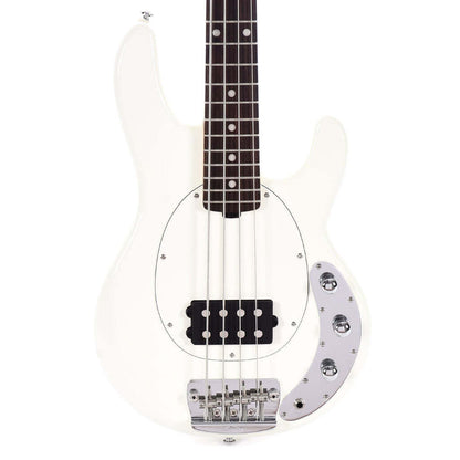 Sterling by Music Man SBMM StingRay Short Scale RAYSS4, Olympic White Bass — view 2