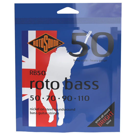 Rotosound Rotobass Nickel Heavy 50-110 Guitar Strings [RB50]