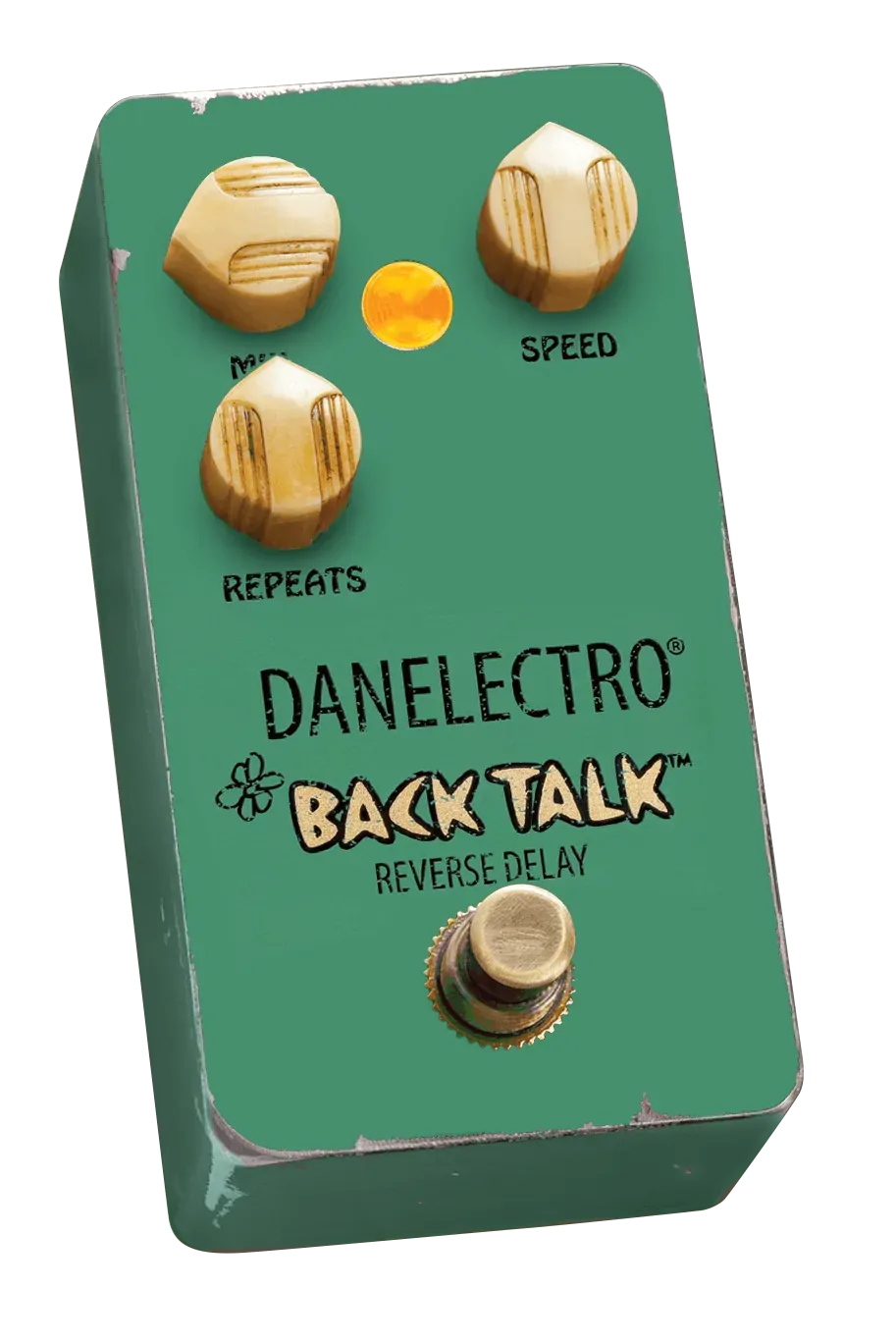Danelectro Back Talk Reverse Delay Guitar Pedal with True Bypass
