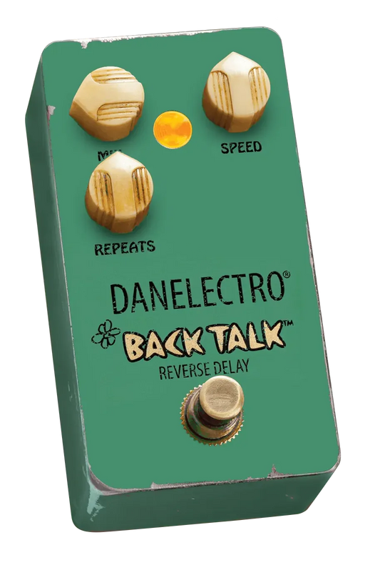Danelectro Back Talk Reverse Delay Guitar Pedal with True Bypass