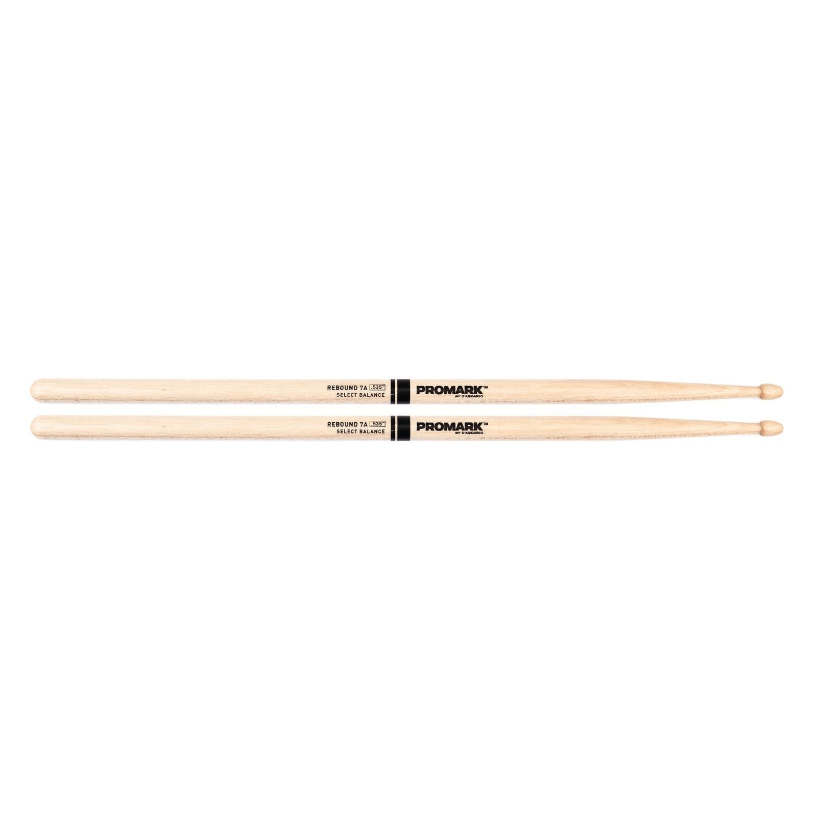 Rebound 7A .535 Inch Hickory Acorn Wood Tip
