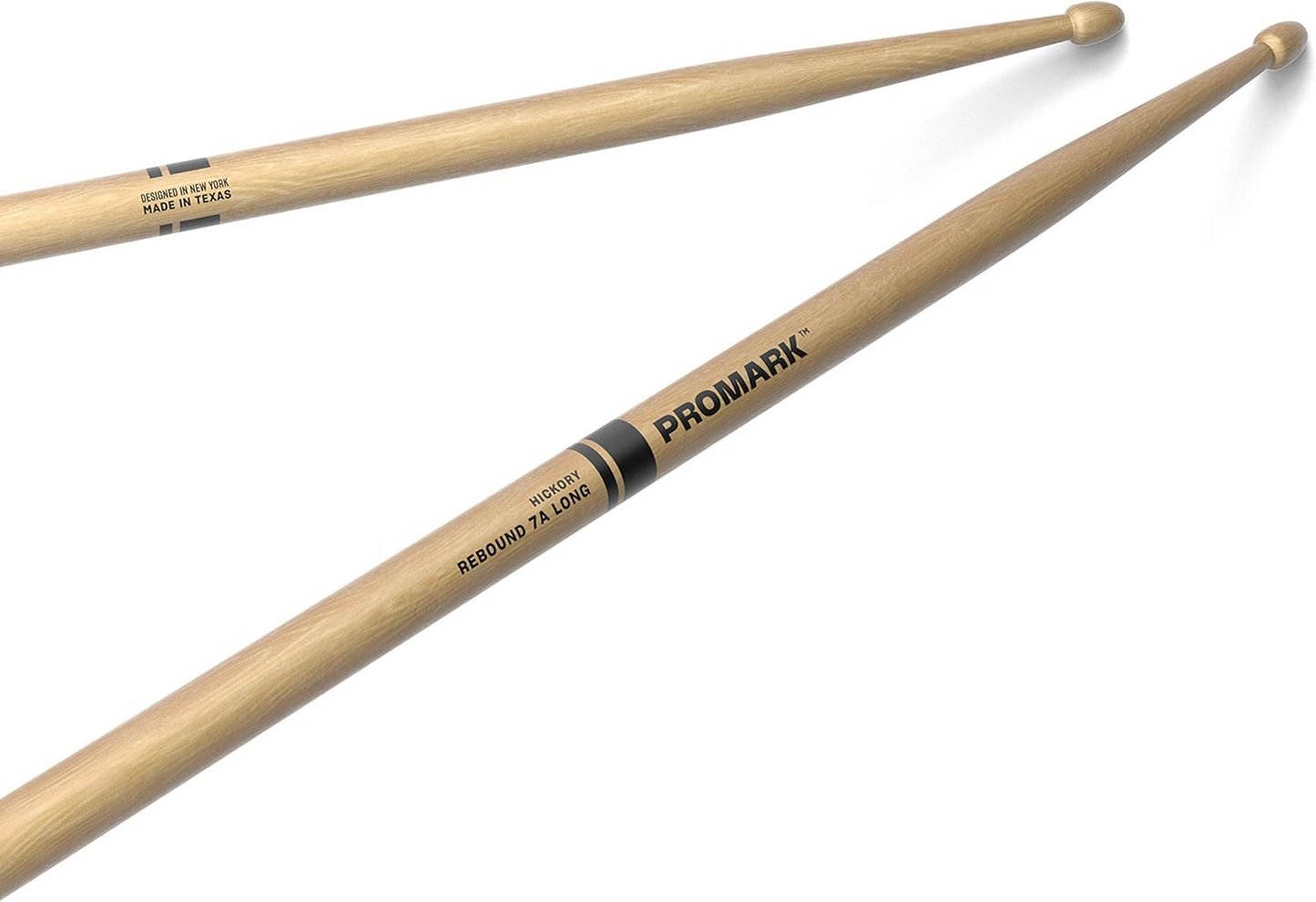 ProMark Rebound 7A Long Hickory Drumstick Acorn Wood Tip PRO-RBH535LAW — view 2
