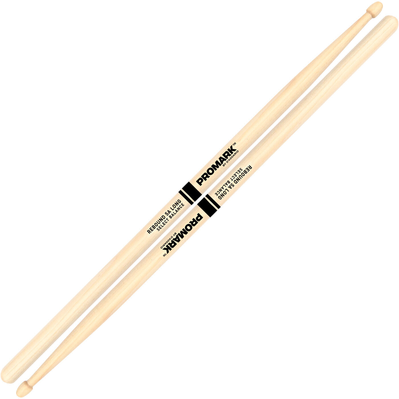 Promark Rebound 5A Long Wood Tip Drumsticks