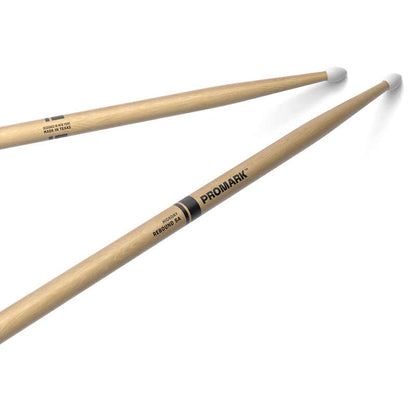 Promark Rebound 5A Hickory Drumsticks with Oval Nylon Tip — view 2