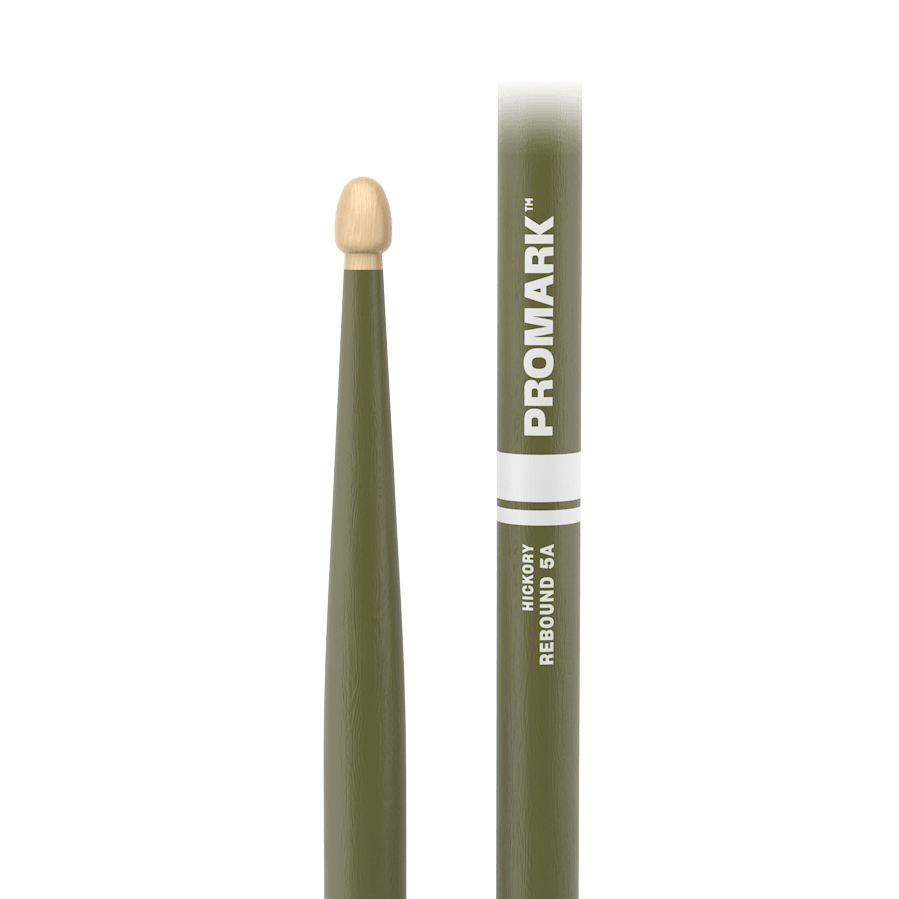 ProMark Hickory 595 Blue Painted Rebound 5A Drumsticks — view 6
