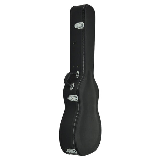 Martinez RC-SN1-BLK Square Neck Resonator Guitar Hard Case