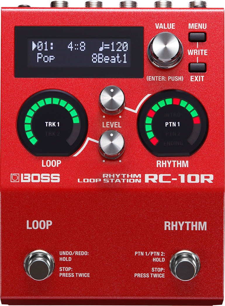 BOSS RC-10R Rhythm Loop Station - Compact Song-Based Looping with Organic Rhythms for Live Performance and Practice — view 2