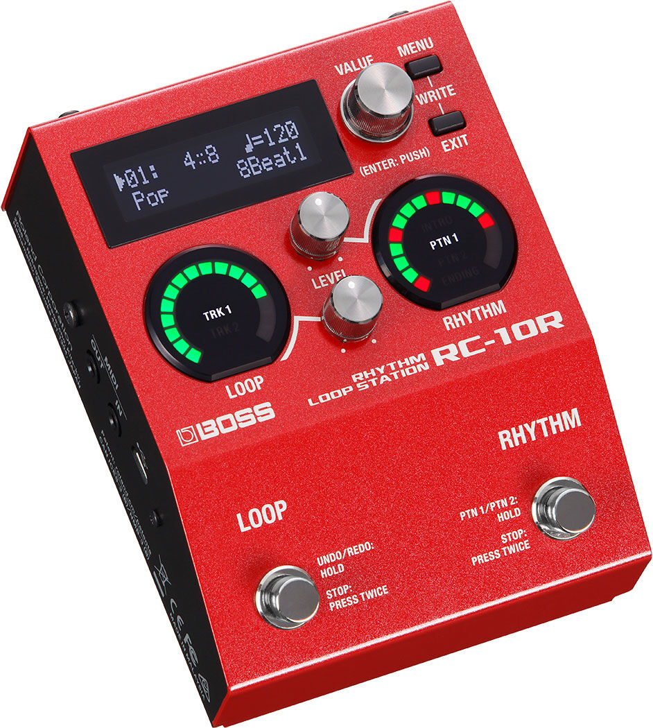 BOSS RC-10R Rhythm Loop Station - Compact Song-Based Looping with Organic Rhythms for Live Performance and Practice — view 3