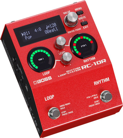 BOSS RC-10R Rhythm Loop Station - Compact Song-Based Looping with Organic Rhythms for Live Performance and Practice — view 3