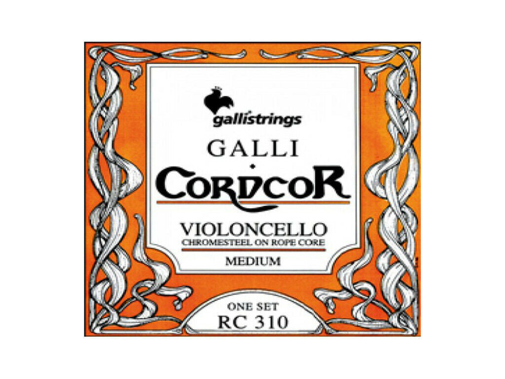 Galli Cello String Set Full Size Chromesteel On Ropecore