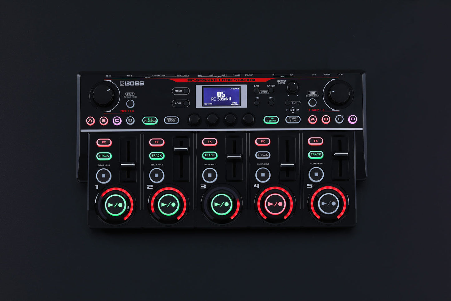 BOSS RC-505mkII Loop Station - 5 Stereo Tracks, 4 FX, Desktop Looper for Live Performance and Music Creation — view 6
