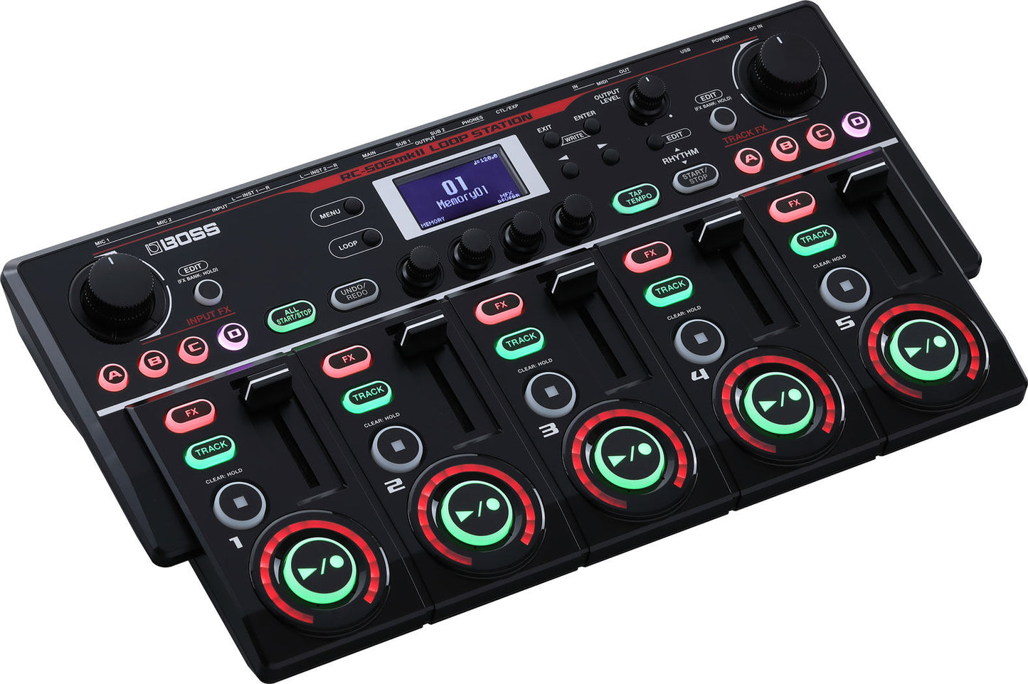 BOSS RC-505mkII Loop Station - 5 Stereo Tracks, 4 FX, Desktop Looper for Live Performance and Music Creation — view 3