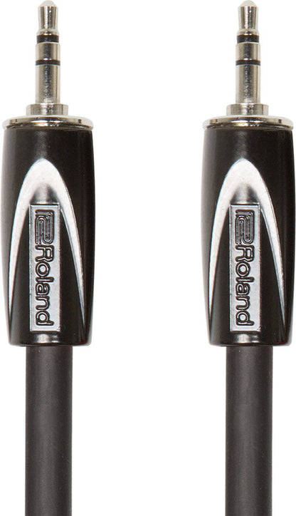 ROLAND RCC-10-3535 - 10ft TRSmini to TRSm Stereo Interconnect Cable, Black Series, Oxygen-Free Copper, Professional Quality — view 2