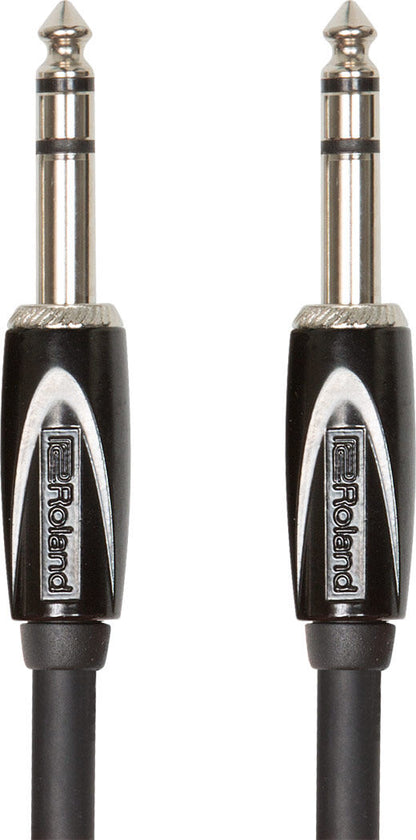 ROLAND RCC-3-TRTR 3ft TRS to TRS Stereo Cable - Professional Black Series Interconnect, Oxygen-Free Copper Core — view 2