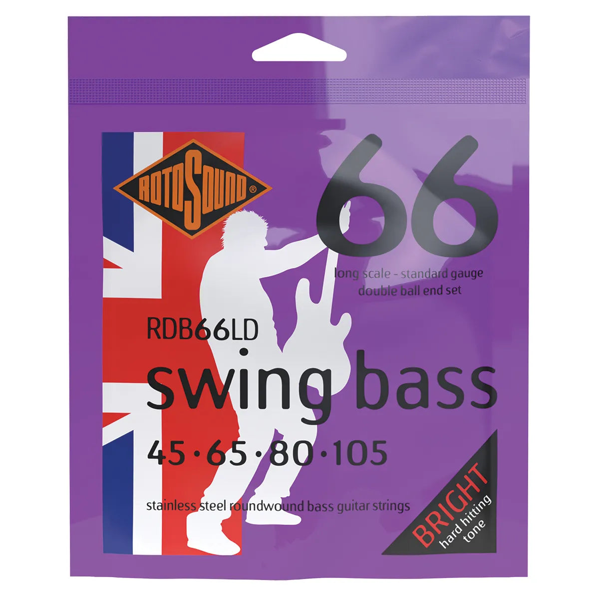 Rotosound Swing Bass 66 Double Ball End Bass Strings 45-105 [RDB66LD]