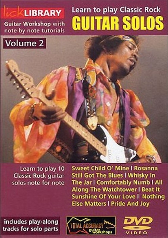 Learn To Play Classic Rock Guitar Solos2 DVD