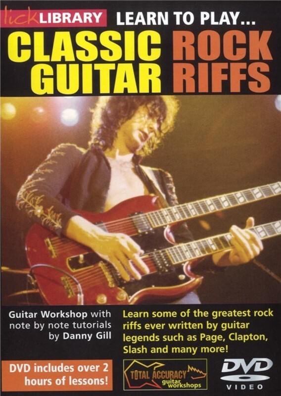 Learn To Play 20 Class.Rock Riffs Cd/Dvd