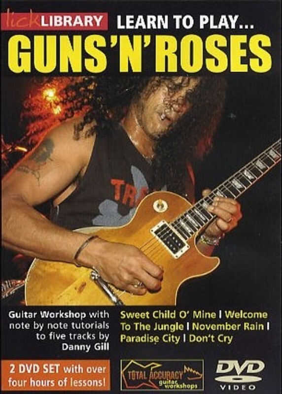 Learn To Play Guns N Roses Vol 1 2Dvds