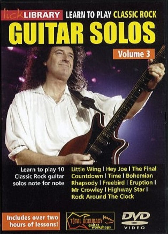 Learn To Play Classic Rock Guitar Solo3 DVD