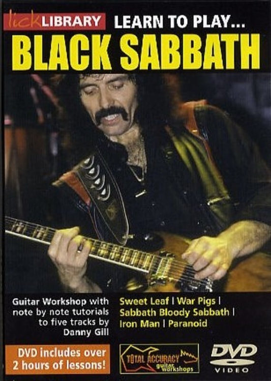 Learn To Play Black SABbath Dvd