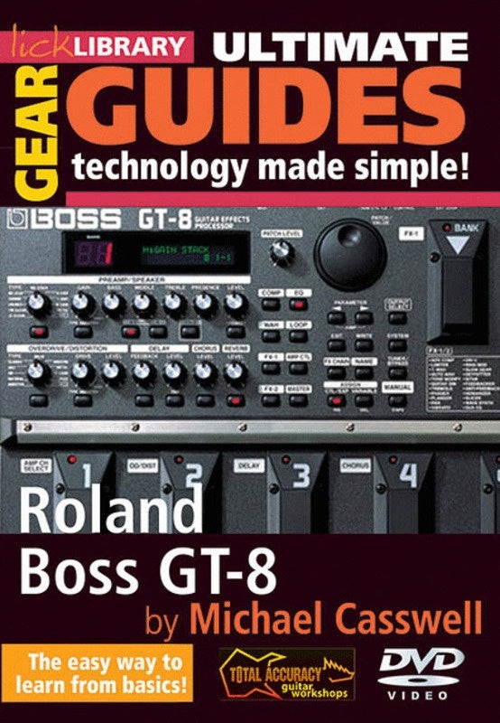 Ultimate Gear Guides Roland Boss Gt-8Dvd