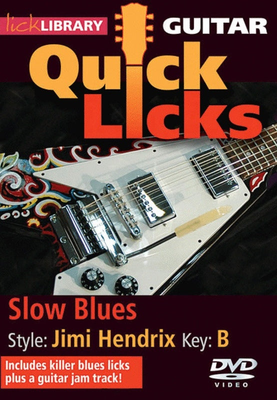 Guitar Quick Licks Slow Blues (Jimi Hendrix) DVD