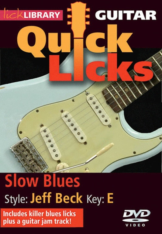 Guitar Quick Licks Slow Blues (Jeff Beck)Dvd