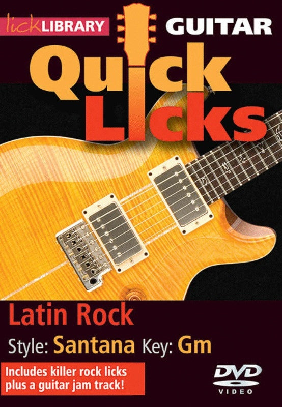 Guitar Quick Licks Latin Rock (Santana) DVD