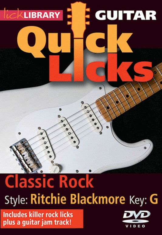 Guitar Quick Licks Classic Rock (R.Blackmore)Dvd