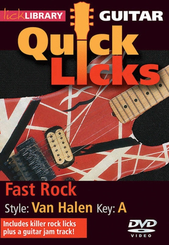 Guitar Quick Licks Fast Rock (Van Halen) DVD