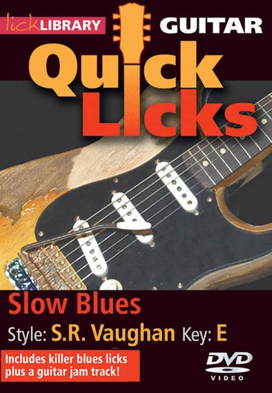 Guitar Quick Licks Slow Blues (S.R. Vaughan) DVD