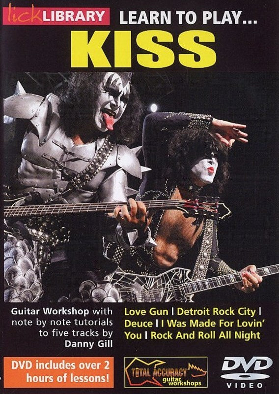 Learn To Play Kiss DVD