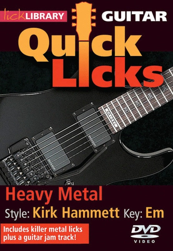 Guitar Quick Licks Heavy Metal (K. Hammett) DVD
