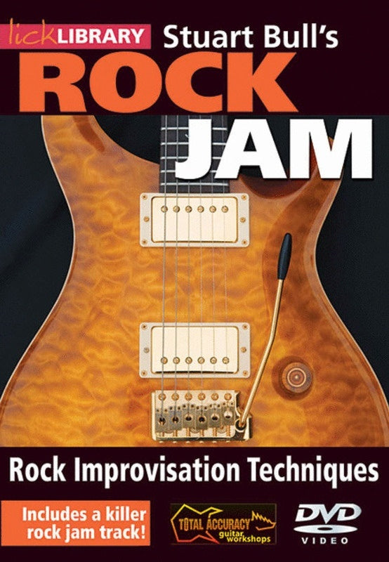 Lick Library Stuart Bull'S Rock Jam DVD