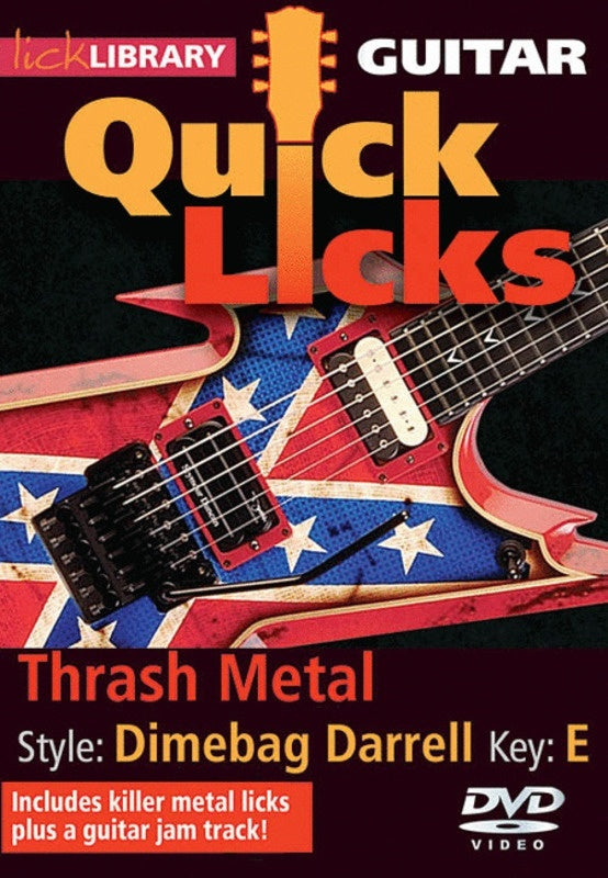 Guitar Quick Licks Thrash Metal(Dime Bag D.)Dvd