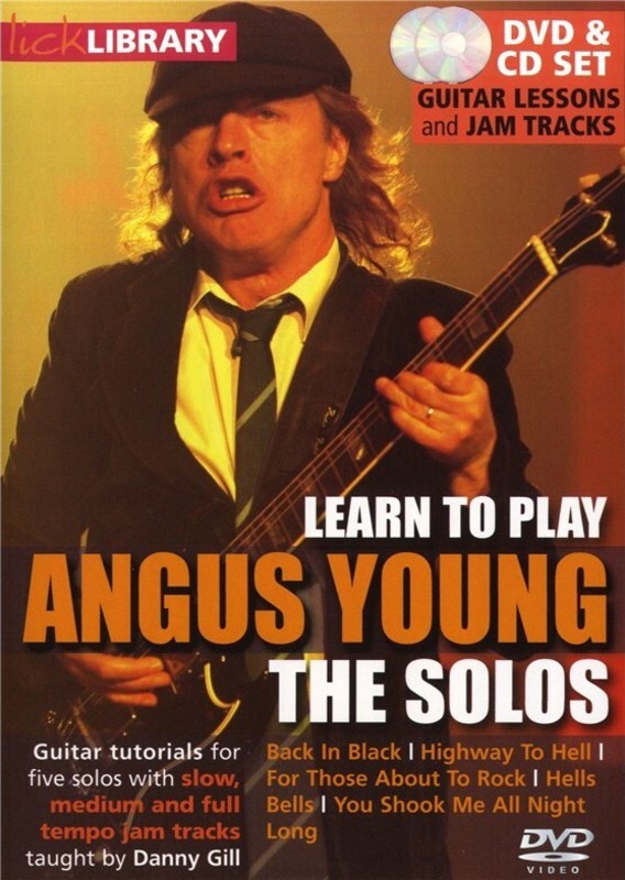 Learn To Play Angus Young The Solos DVD