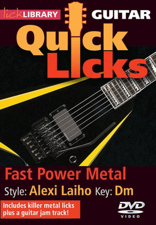 Alexi Laiho Quick Licks Fast Power Metal DVD