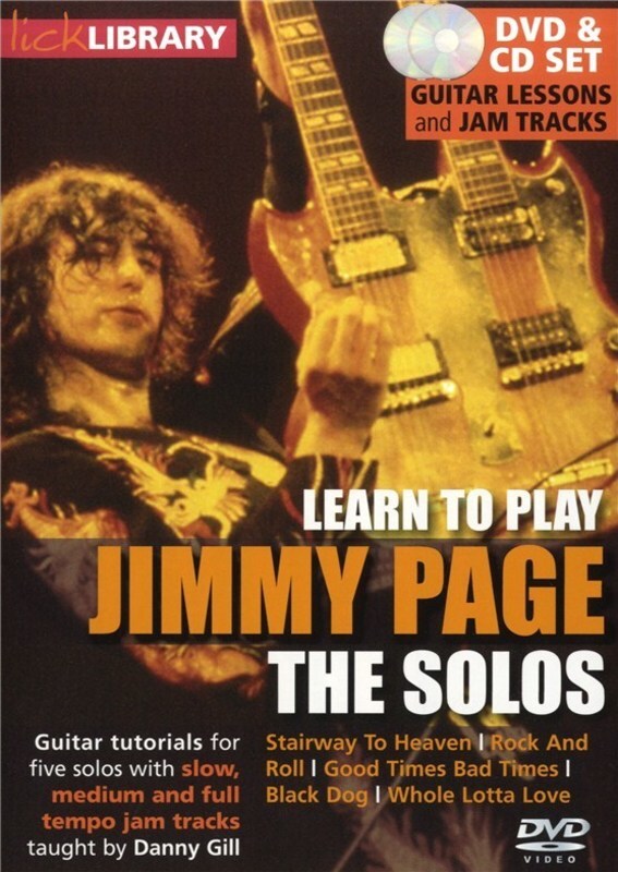 Learn To Play Jimmy Page Solos Guitar DVD