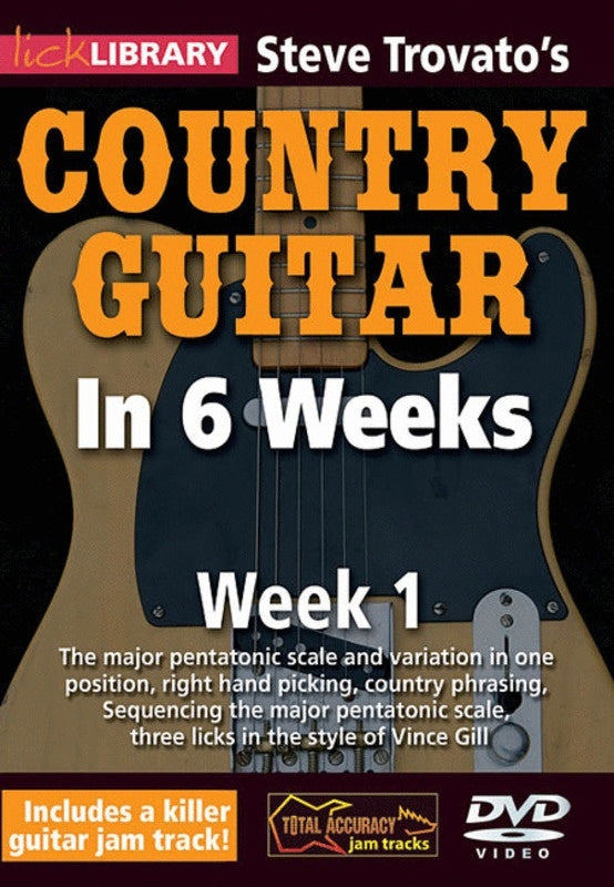 Lick Library Steve Trovatos Country Guitar 6Wks-Wk1