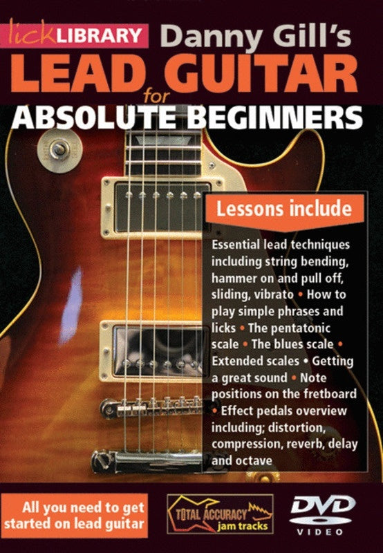 Lick Library Danny Gills Lead Guitar Beginners DVD