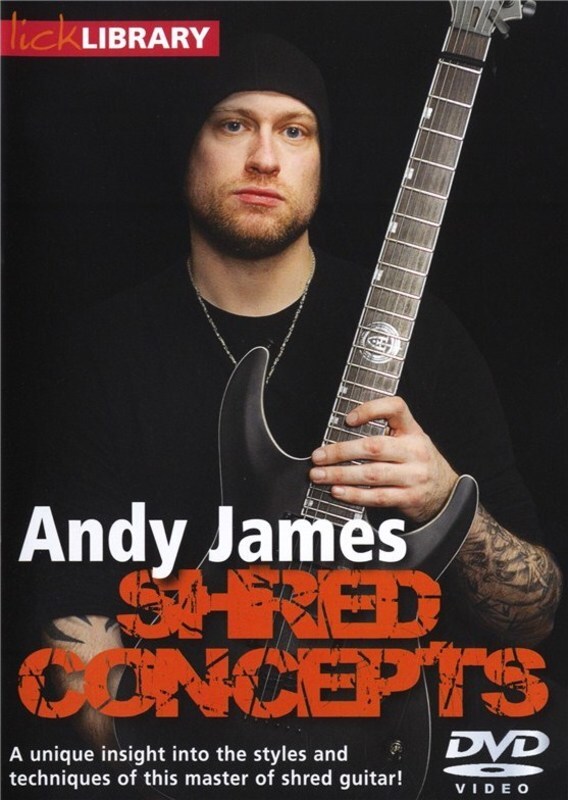 Shred Concepts By Andy James DVD
