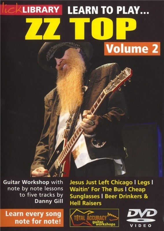 Learn To Play Zz Top Vol 2 DVD