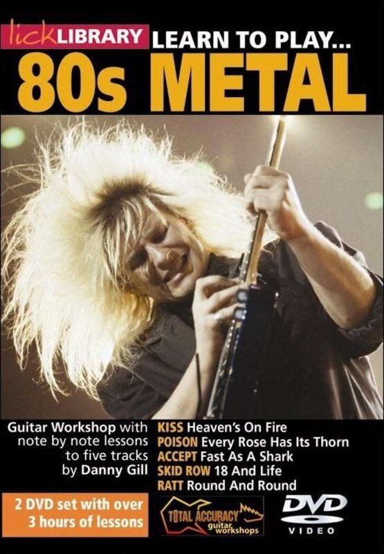 Learn To Play 80s Metal 2 x DVD