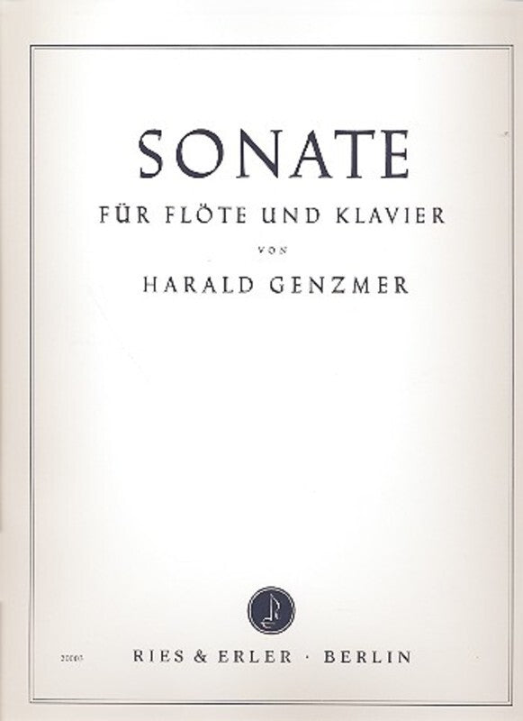 Sonata No 1 Flute Piano