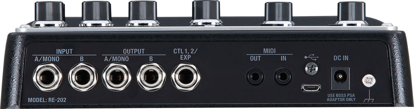 BOSS RE-202 Space Echo Compact Delay Pedal - Legendary Tape Echo Effects with Modern Features — view 4