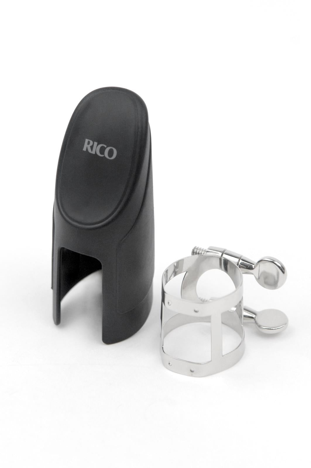 Rico Ligature & Cap, Eb Clarinet, Nickel Plated