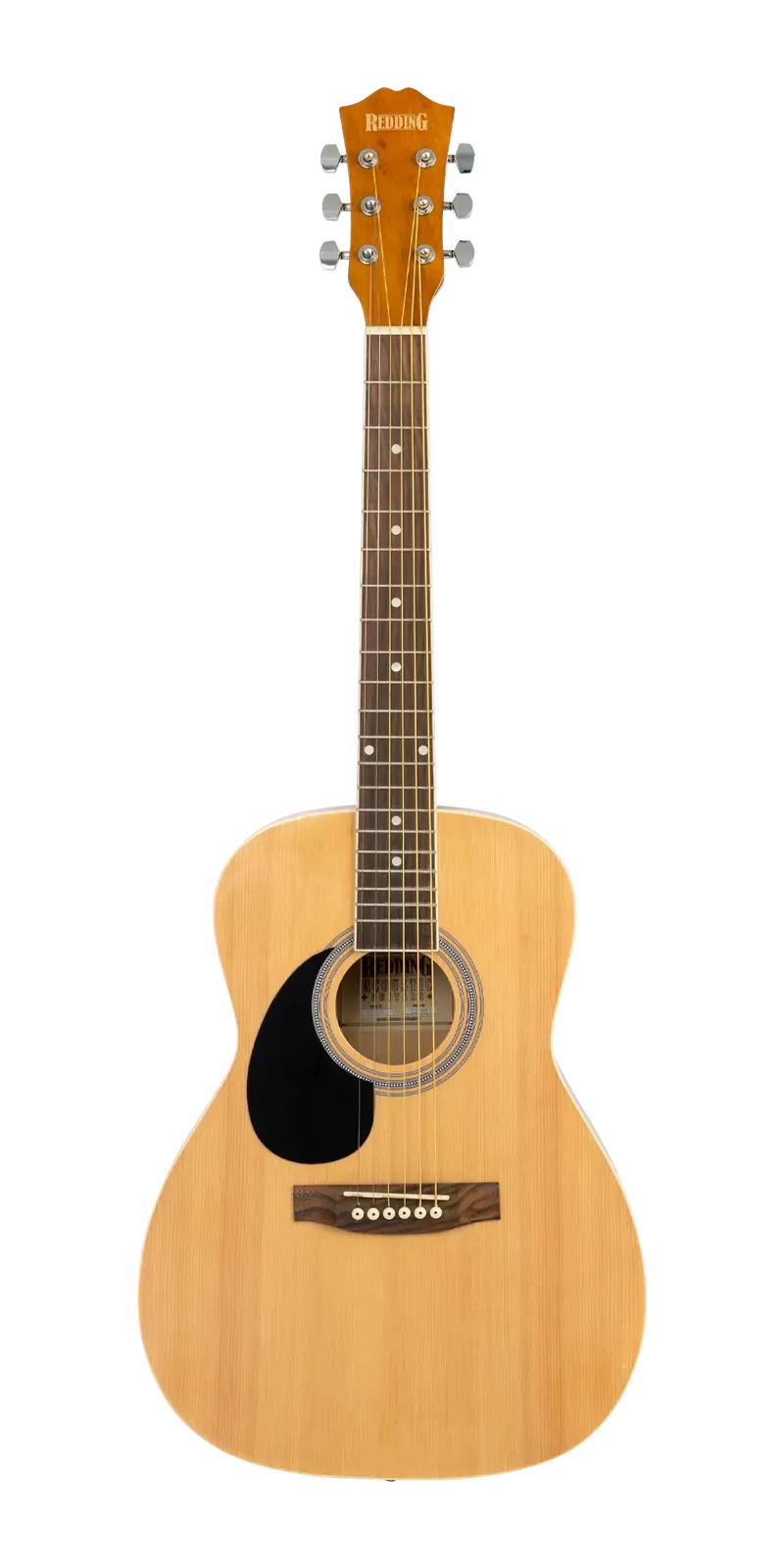Redding 3/4 Acoustic Left Hand Guitar - Natural Gloss Finish