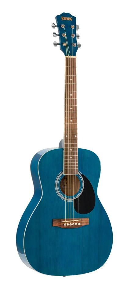 Redding 3/4 Acoustic Guitar - Trans Blue (Model RED34TBU) — view 5