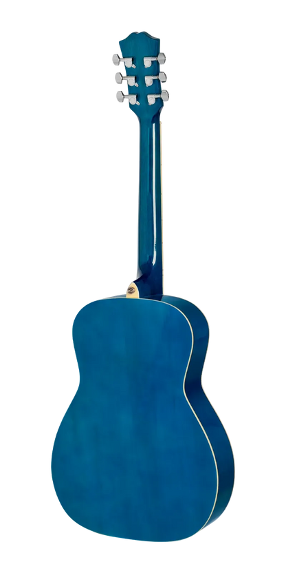 Redding 3/4 Acoustic Guitar - Trans Blue (Model RED34TBU) — view 3