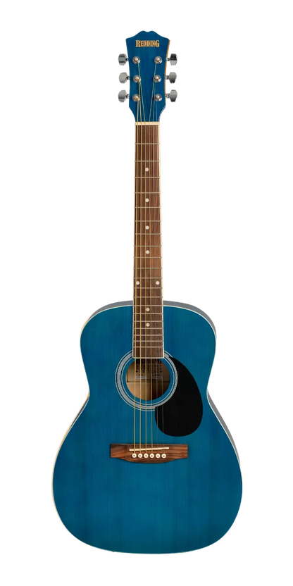 Redding 3/4 Acoustic Guitar - Trans Blue (Model RED34TBU) — view 2